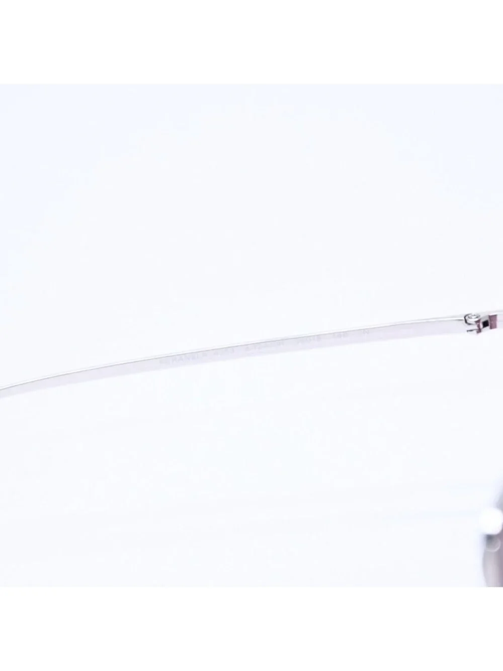 Chanel Sunglasses Eyewear CC Logo Silver Wine